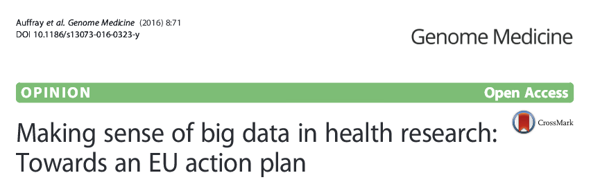 Making sense of big data in health research